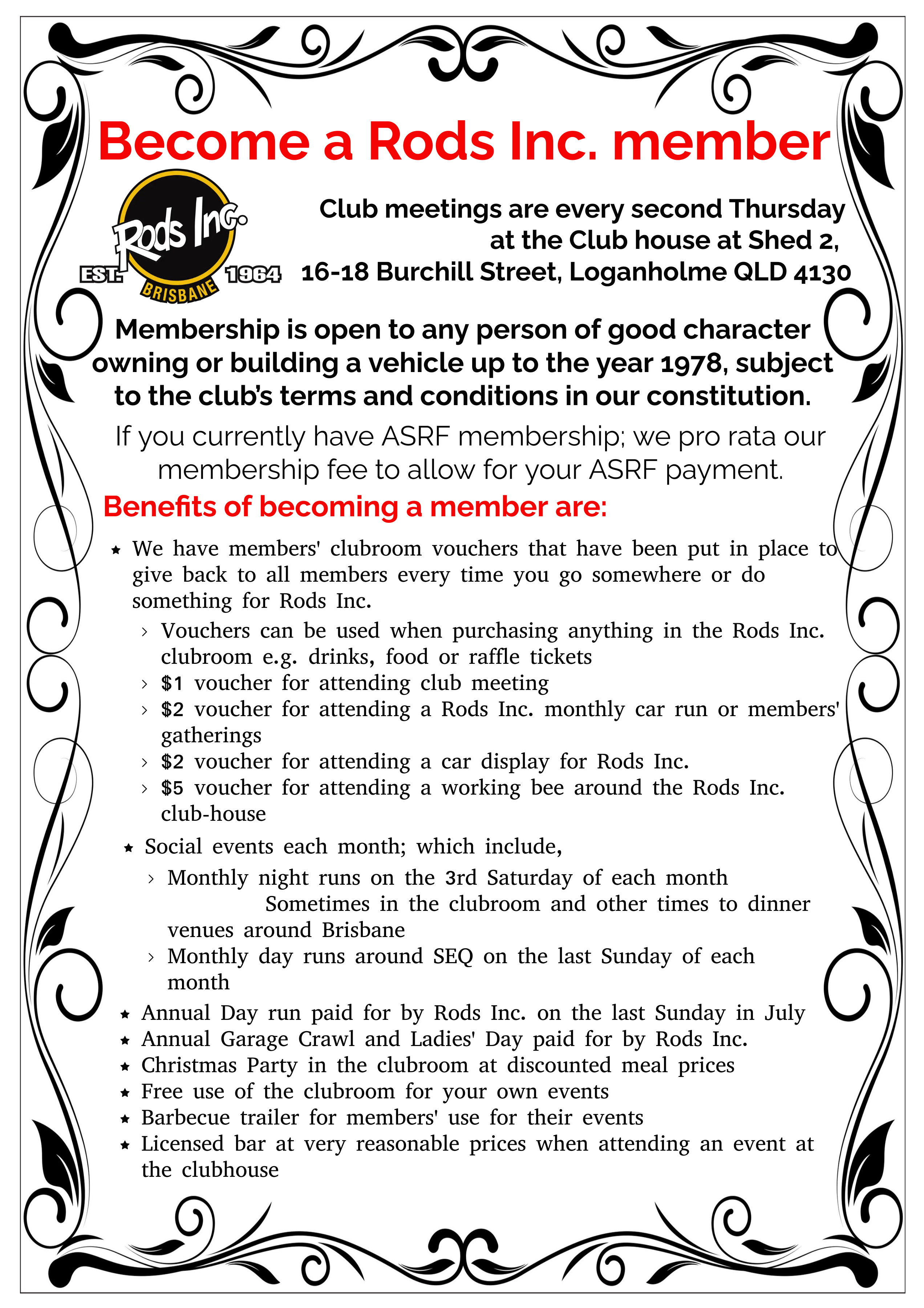 Become and Rods Inc. member